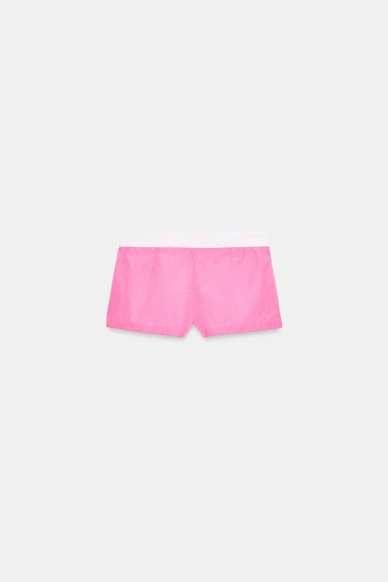 SHORT NYLON À CORDONS