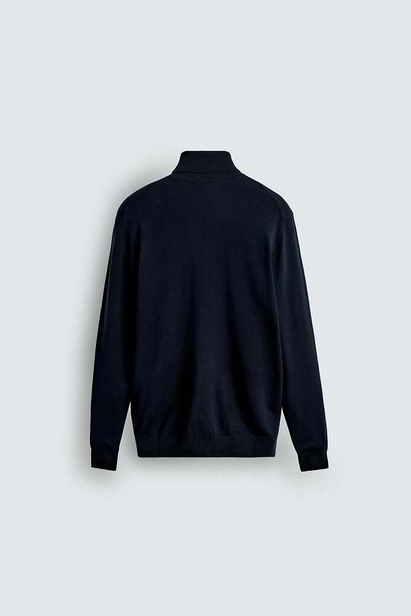 BASIC HIGH NECK SWEATER