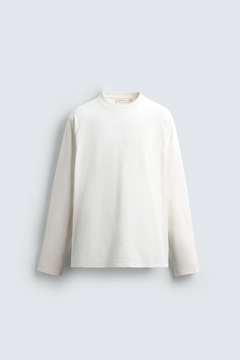 T-SHIRT À MANCHES LONGUES COUTURE
