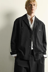 RELAXED FIT POCKET OVERSHIRT