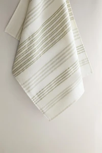 STRIPED COTTON TERRYCLOTH KITCHEN TOWEL