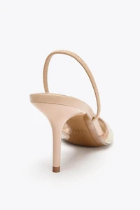 SPARKLY SLINGBACK HEELS