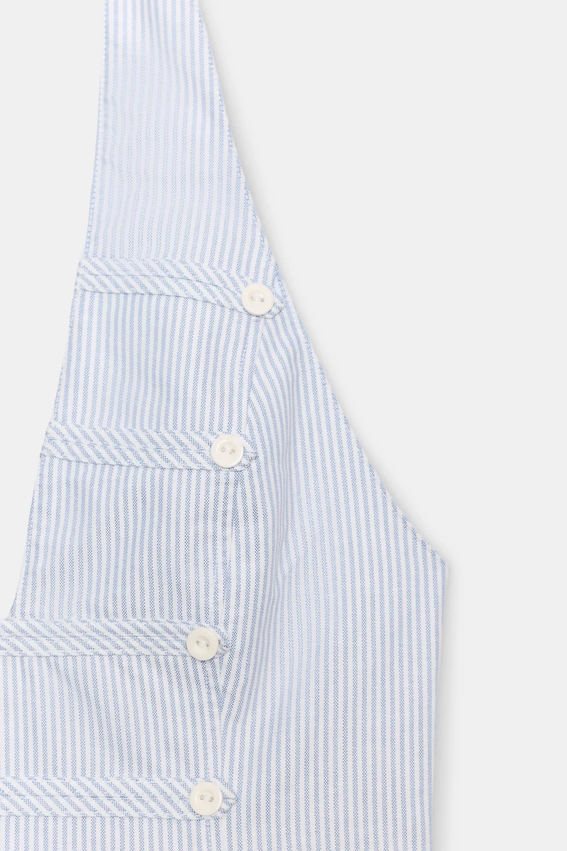 TOP HALTER À BOUTONS