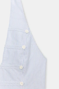 TOP HALTER À BOUTONS