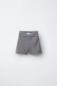 PUKAS SURF STRIPED BIKE SHORTS