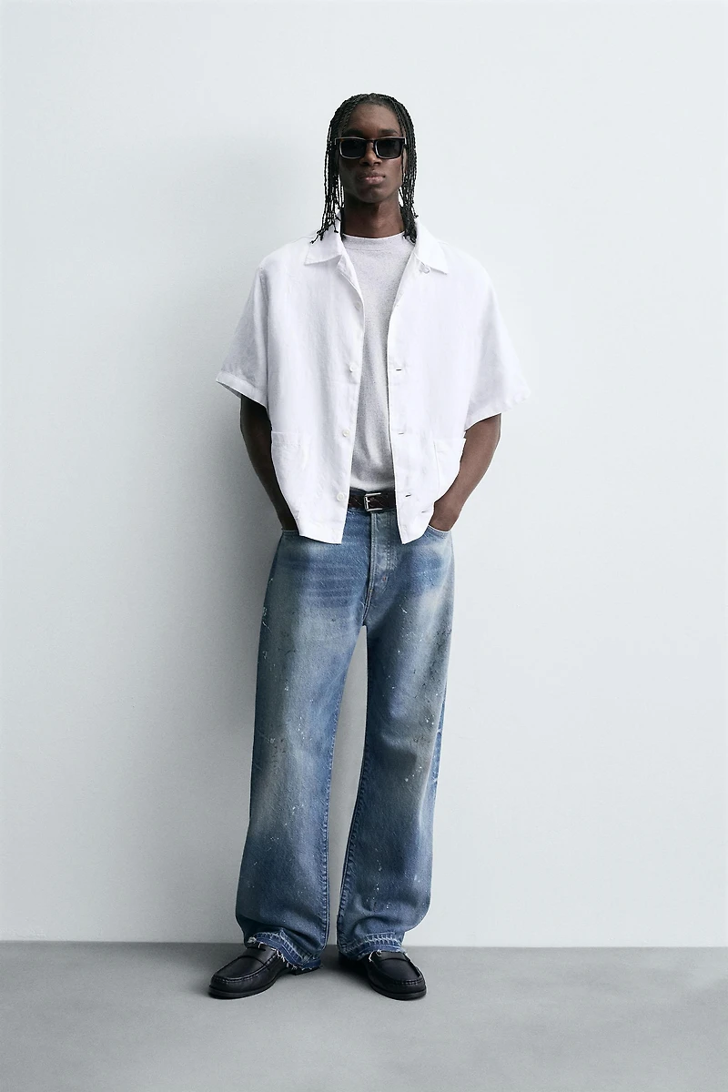 RELAXED FIT 100% HEMP SHIRT