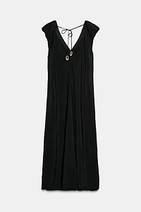 LONG PUFF SLEEVE DRESS