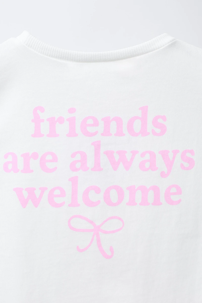 T-SHIRT BRODÉ ET INSCRIPTION