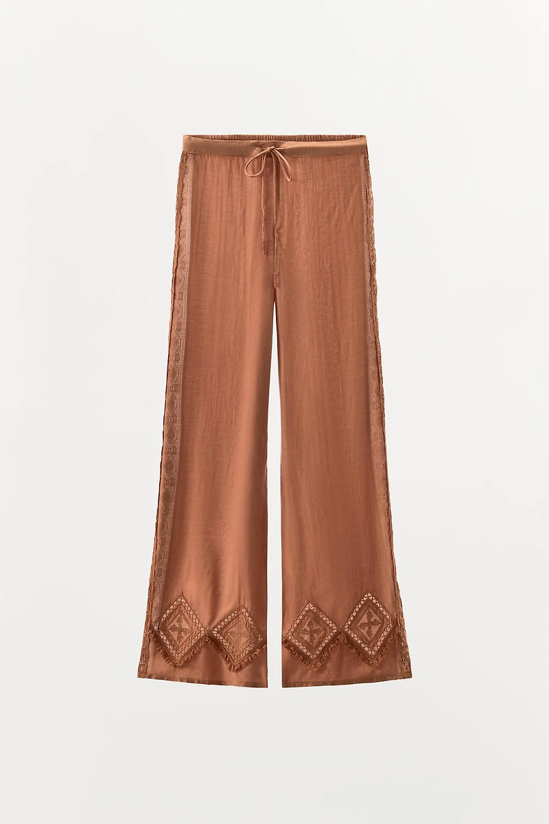 PANTALON DENTELLE LOSANGES LIMITED EDITION