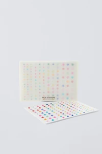 ZARA FACE STICKERS RAINBOW COLOR GEMS
