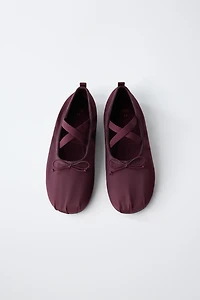 BALLERINES SATINÉES