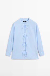 Chemise à rayures 100 % coton