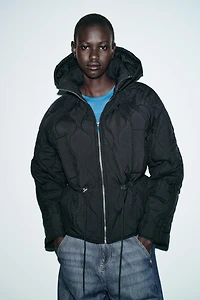 HOODED PUFFER JACKET