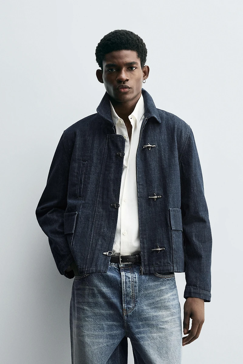 TOGGLE DENIM JACKET