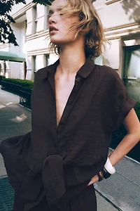 FRONT KNOT SHIRT