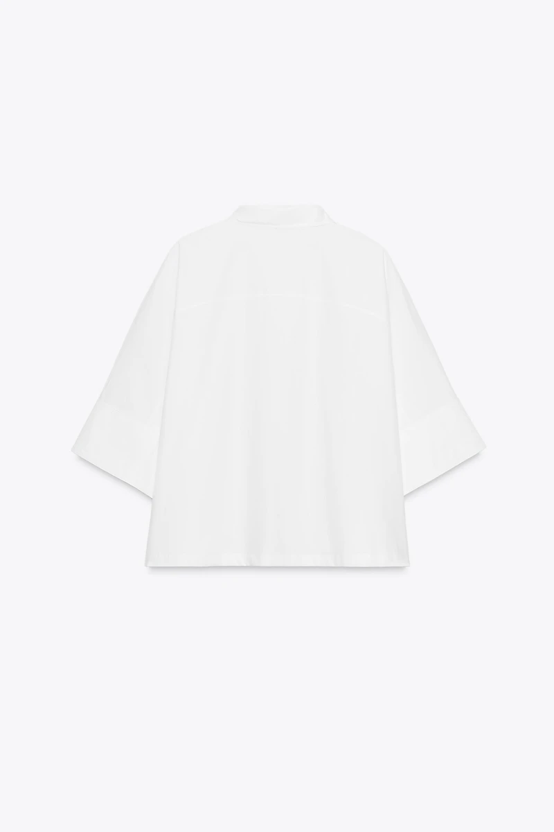 ZW COLLECTION POPLIN SHIRT