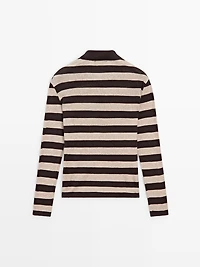 Polo en maille de coton mélangé