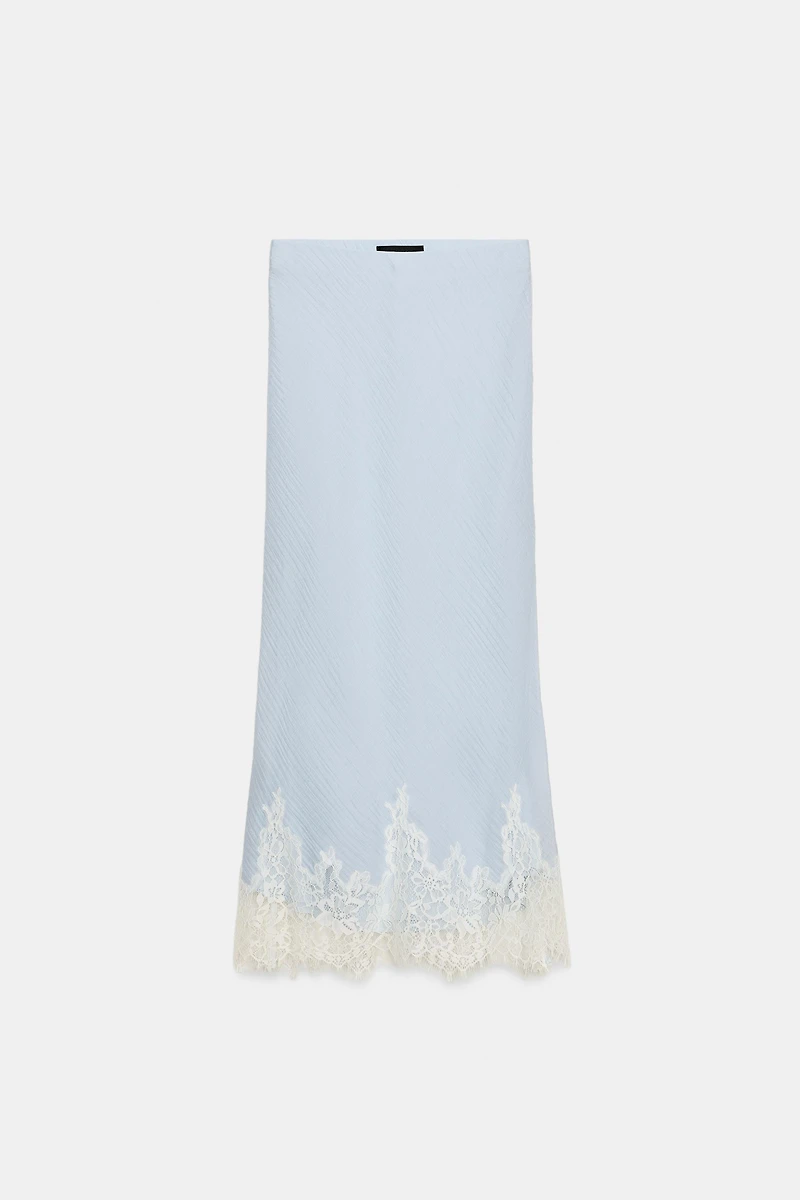 LACE MIDI SKIRT