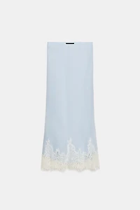 LACE MIDI SKIRT