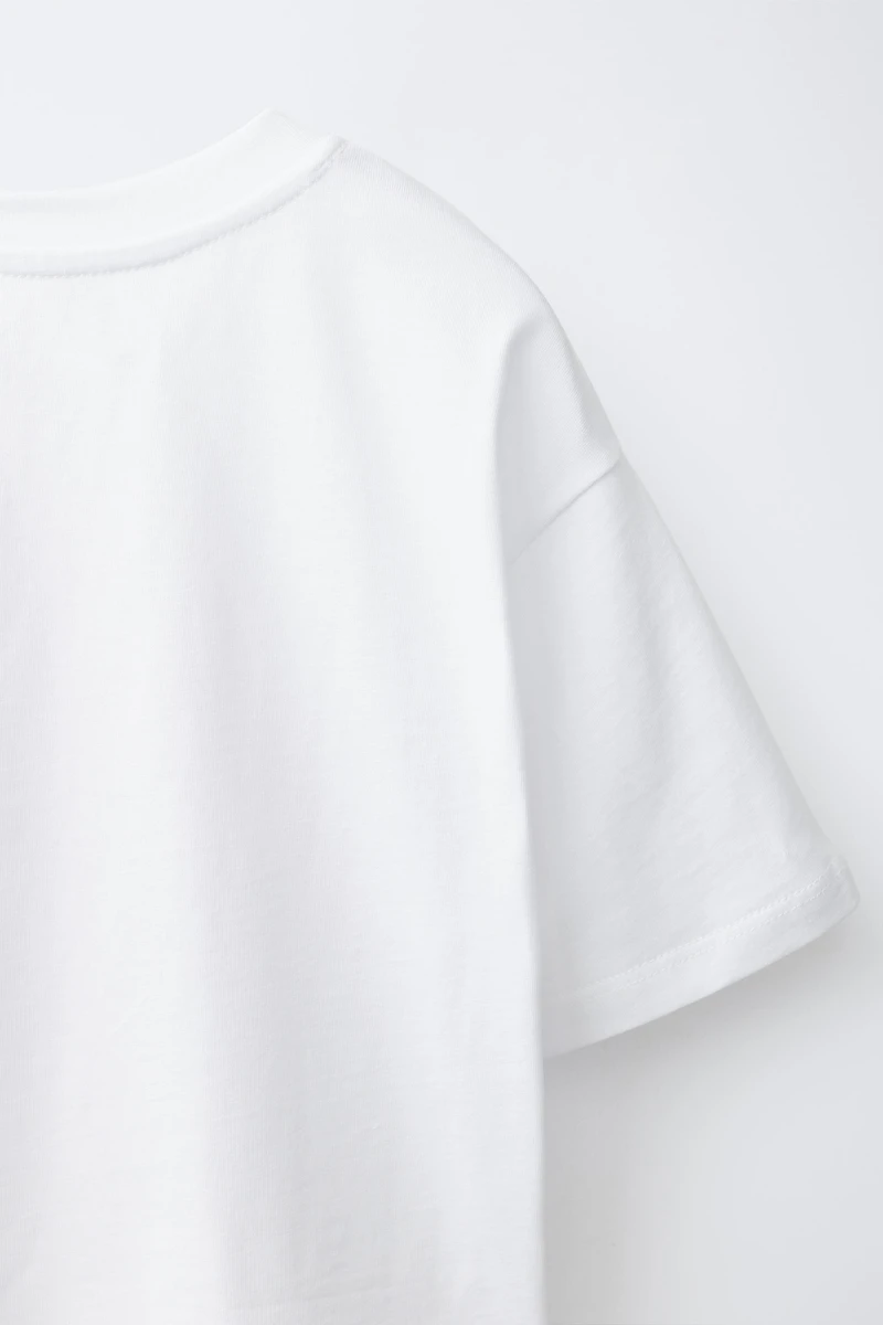 GINGHAM PATCH T-SHIRT