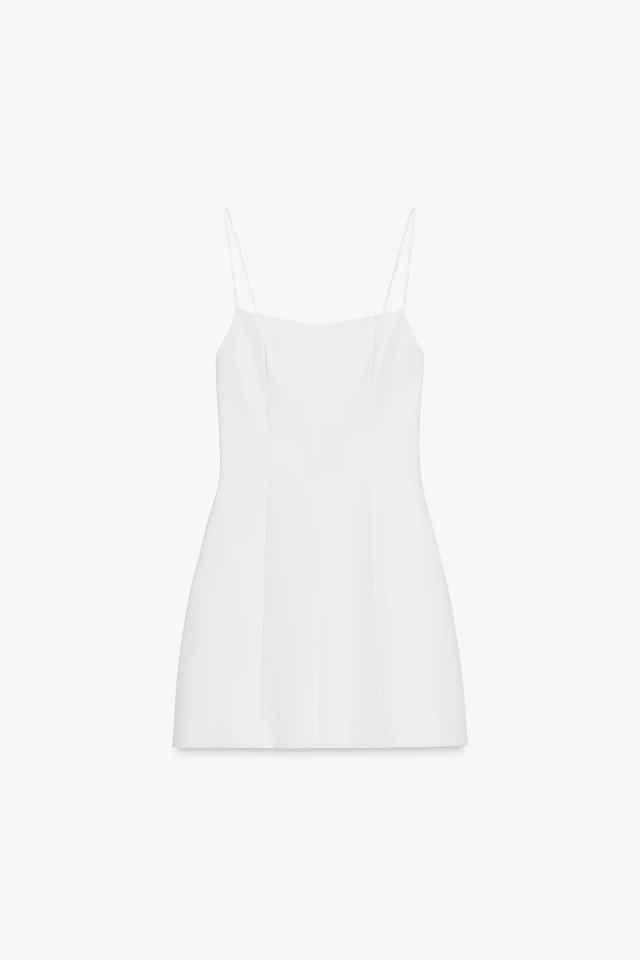 zara stretch short bow dress Zara Bow Dress by Zara