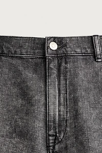 ACID WASH DENIM SHORTS