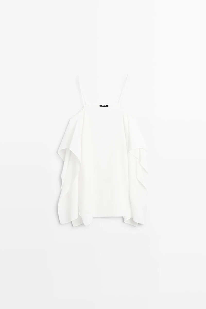 Flowing spaghetti strap top