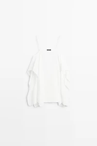 Flowing spaghetti strap top