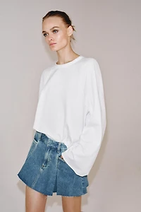 JUPE COURTE EN JEAN ZW COLLECTION