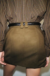 ZW COLLECTION CARGO MINI SKIRT