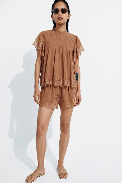ZW COLLECTION LACE SHORTS