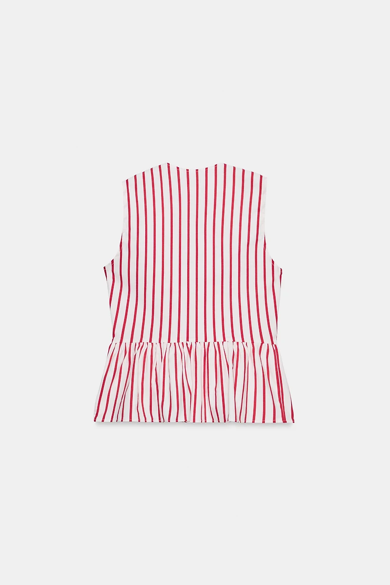 STRIPED FIREMAN CLASP TOP