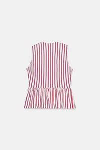 STRIPED FIREMAN CLASP TOP
