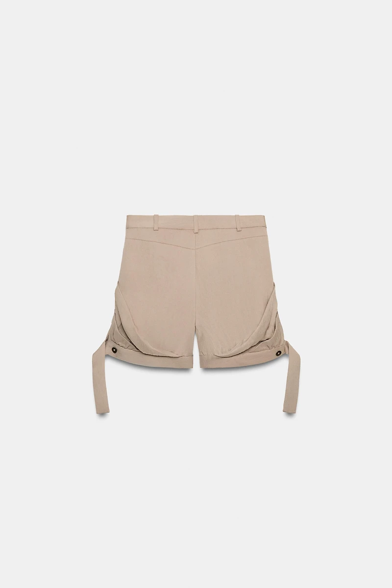ZW COLLECTION FLOWY PLEATED SHORTS