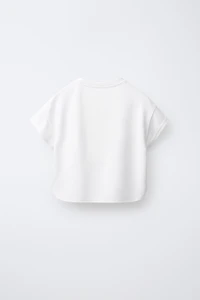 T-SHIRT FLUIDE À INSCRIPTION