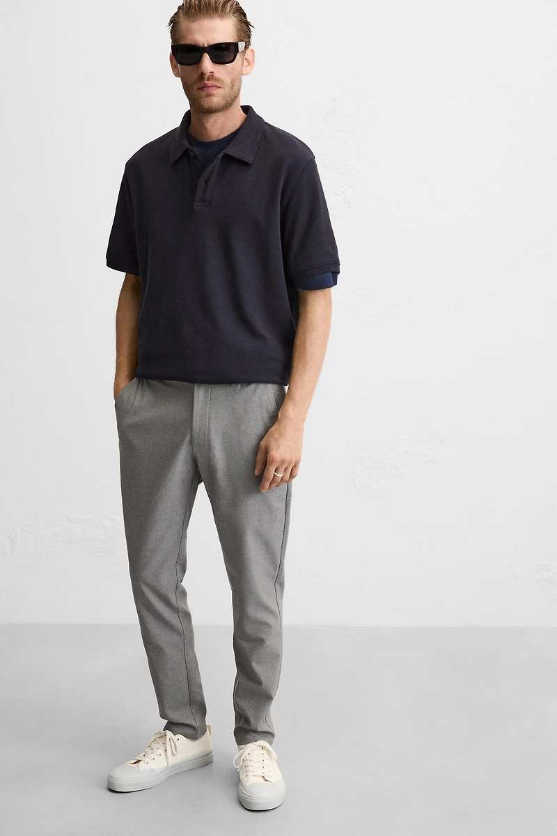 SLIM FIT STRETCH PANTS