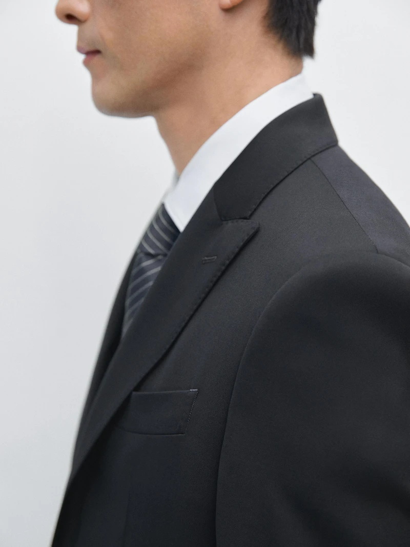 Veste de costume 100 % laine froide