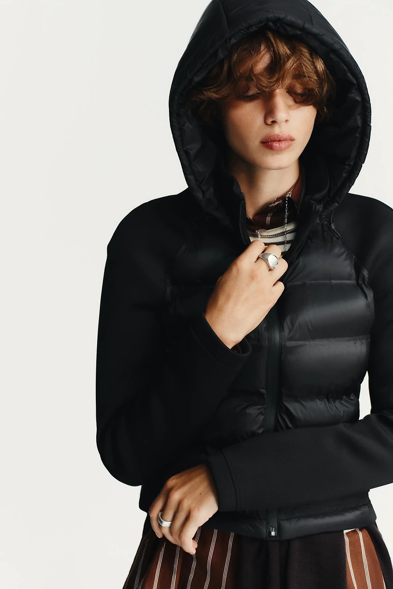 COMBINATION QUILTED JACKET