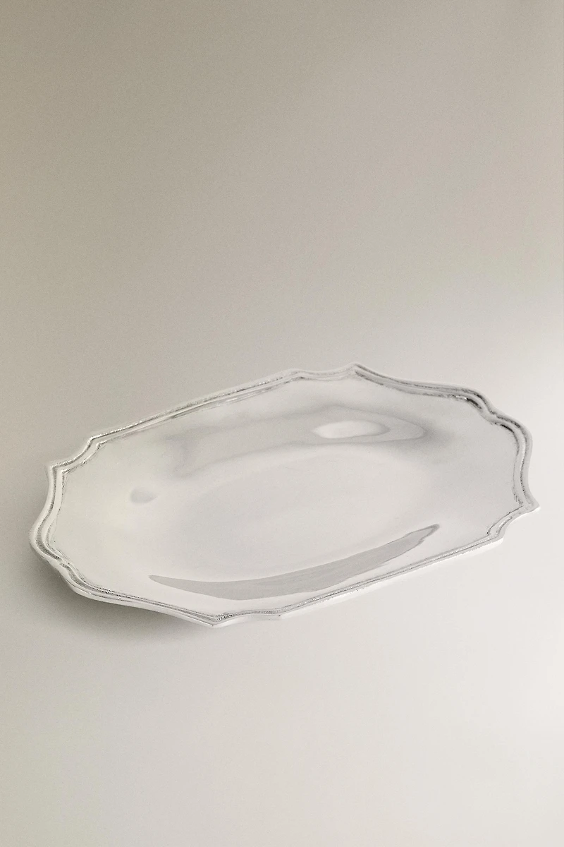 PLATEAU DÉCORATIF ACIER