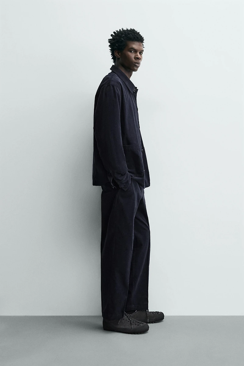 CORDUROY POCKET OVERSHIRT