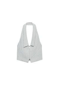 STRIPED VEST TOP