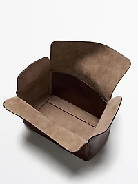 Trousse de voyage en cuir nappa