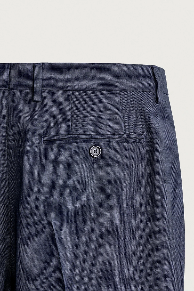 PANTALON DE COSTUME REGULAR FIT À CARREAUX