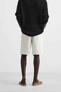 BERMUDA DENIM STRAIGHT FIT