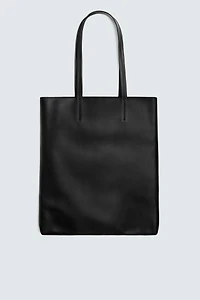 LEATHER SHOPPER BAG