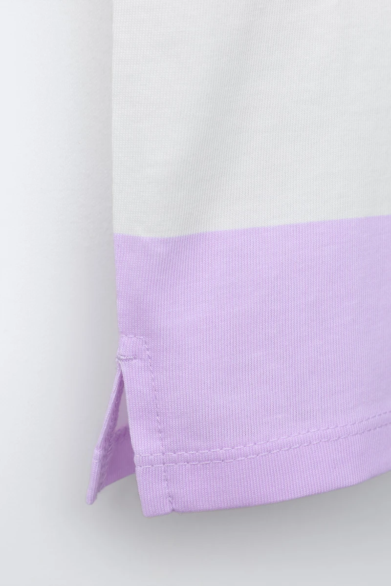 RAISED FRUIT STRIPE T-SHIRT