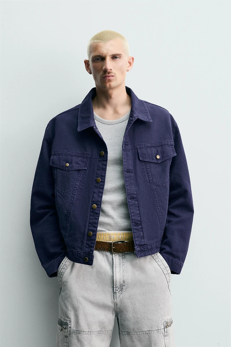 WASHED RELAXED-FIT JACKET