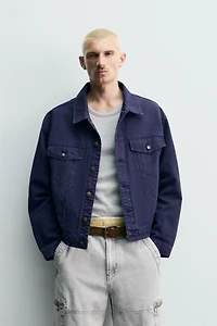 WASHED RELAXED-FIT JACKET