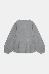 DRAWSTRING KNIT JUMPER