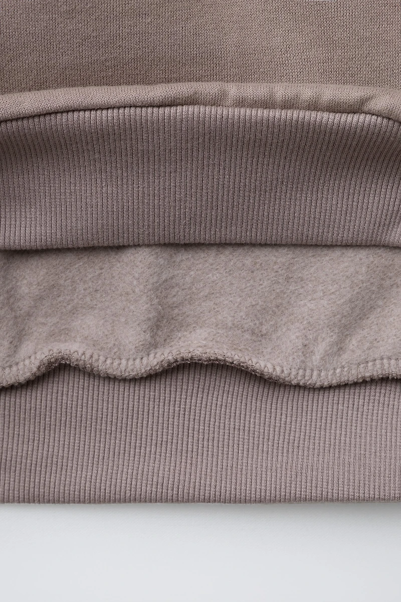 HOODED SWEATSHIRT WITH TEXT